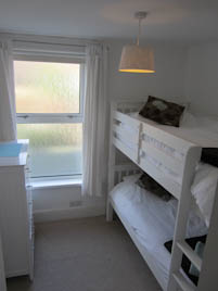 The bunk bedroom